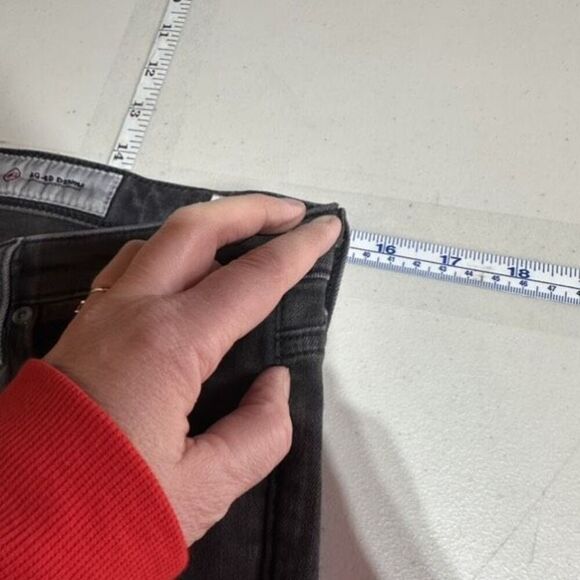 ADRIANO GOLDSCHMIED The Legging Ankle Super Skinny 27R Gray Distressed  Size 4 - Picture 5 of 12